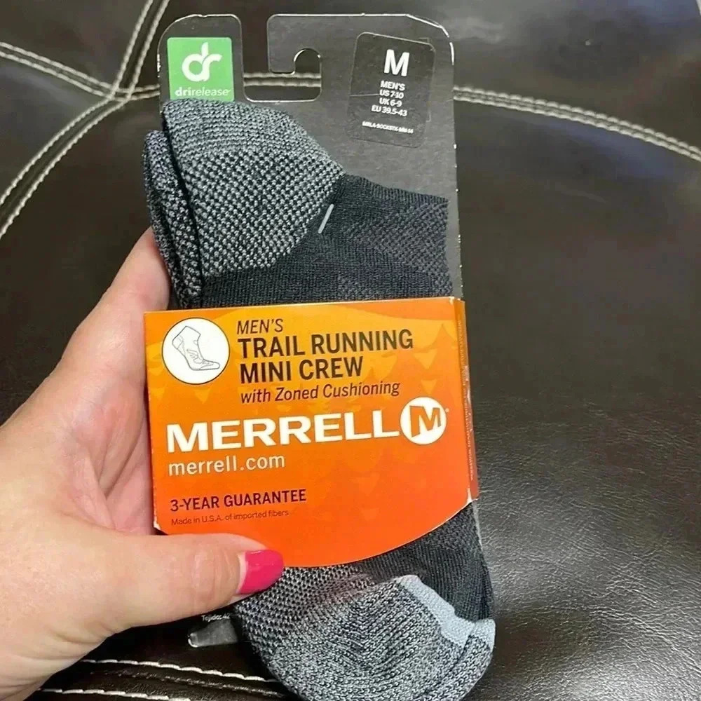 ๐ค๐Menโs Trail Running Crew Socks